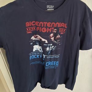 Funko Rocky vs Creed shirt